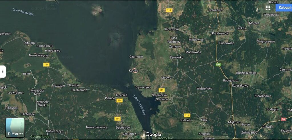 Działka 1.9857ha,Kopice,gm.Stepnica,blisko Zalew.