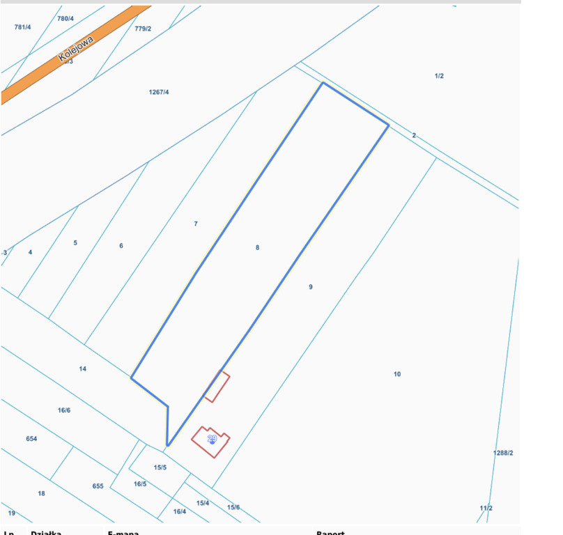Działka w Kielcach przy drodze S7 brak MPZP