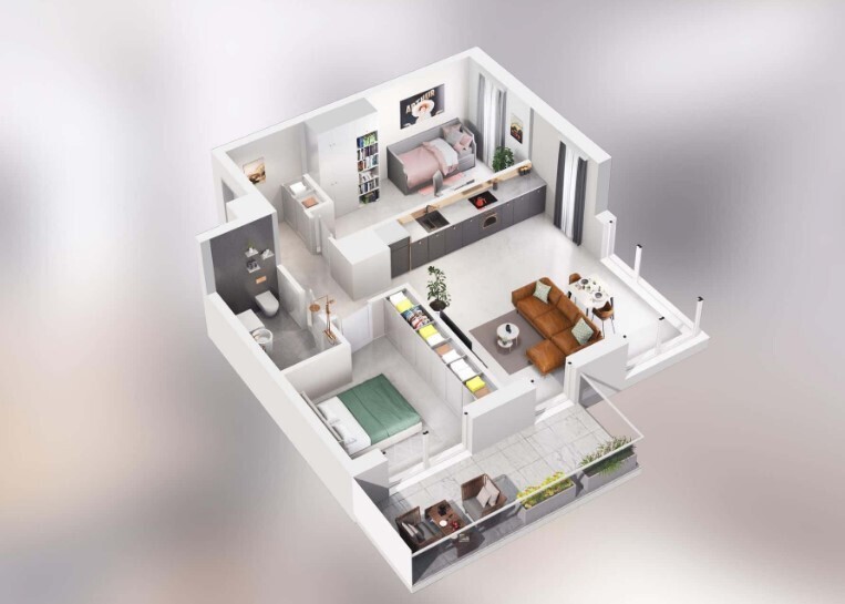 Luksusowy apartament z widokiem na rzekę