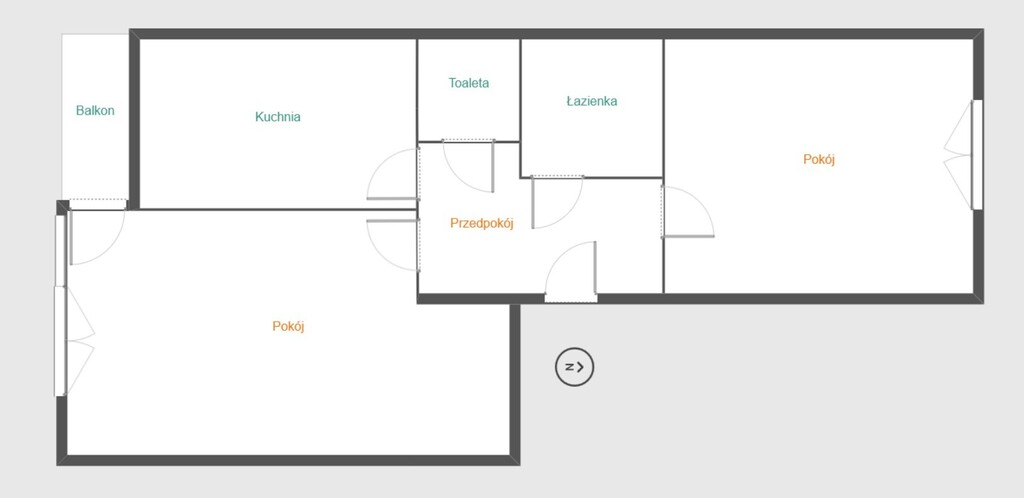 ścisłe centrum, balkon, świetne pod inwestycję