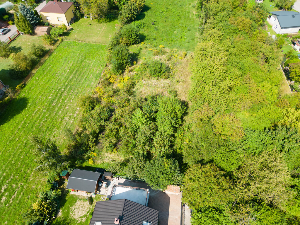 Działka w Szewnie 1515m2 ostatnia przy drodze