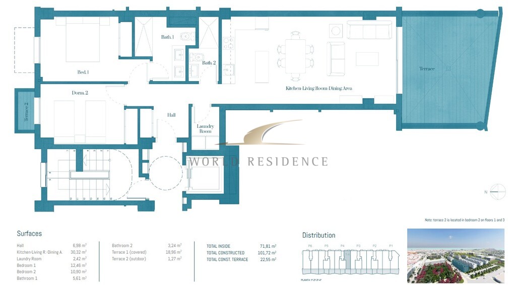 Nowoczesny apartament blisko miasta i golfa