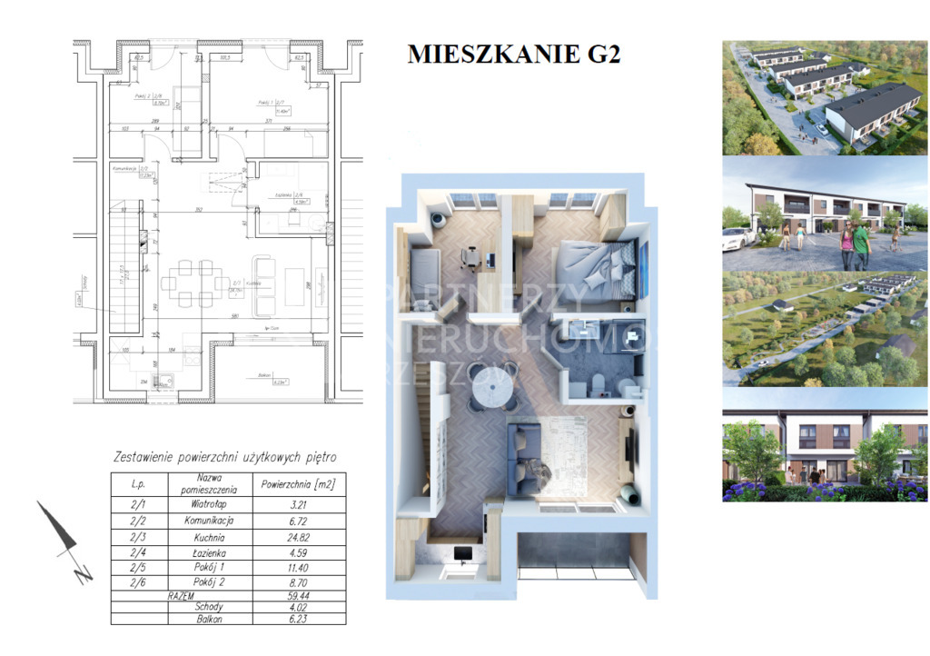 GOTOWE - 3 Pok Mieszkanie z M. Postojowym w Cenie
