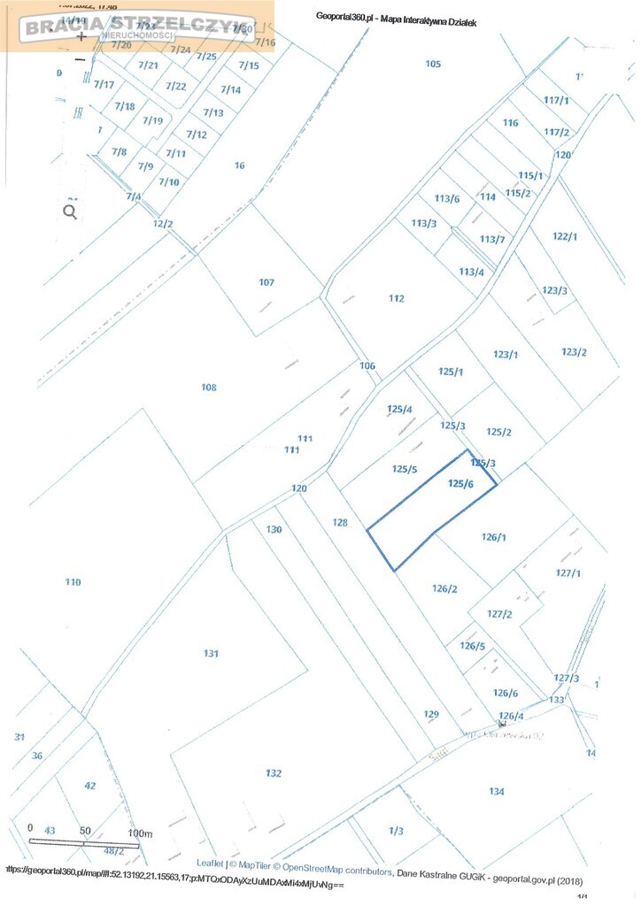 Działka 5001 m2 Kępa Okrzewska gm. Konstancin
