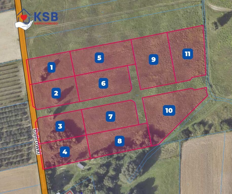 Działka z WZ ul. Dąbrówki, Ostrowiec Św. - 1056m2