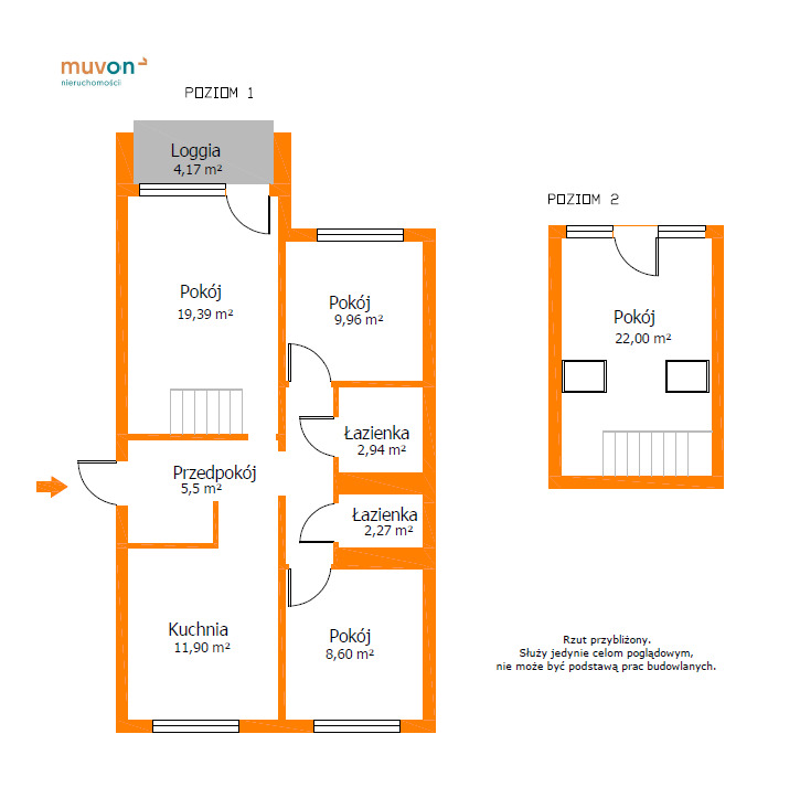 REZERWACJA - Dwupoziomowe, 4 pokoje, 86 mkw!