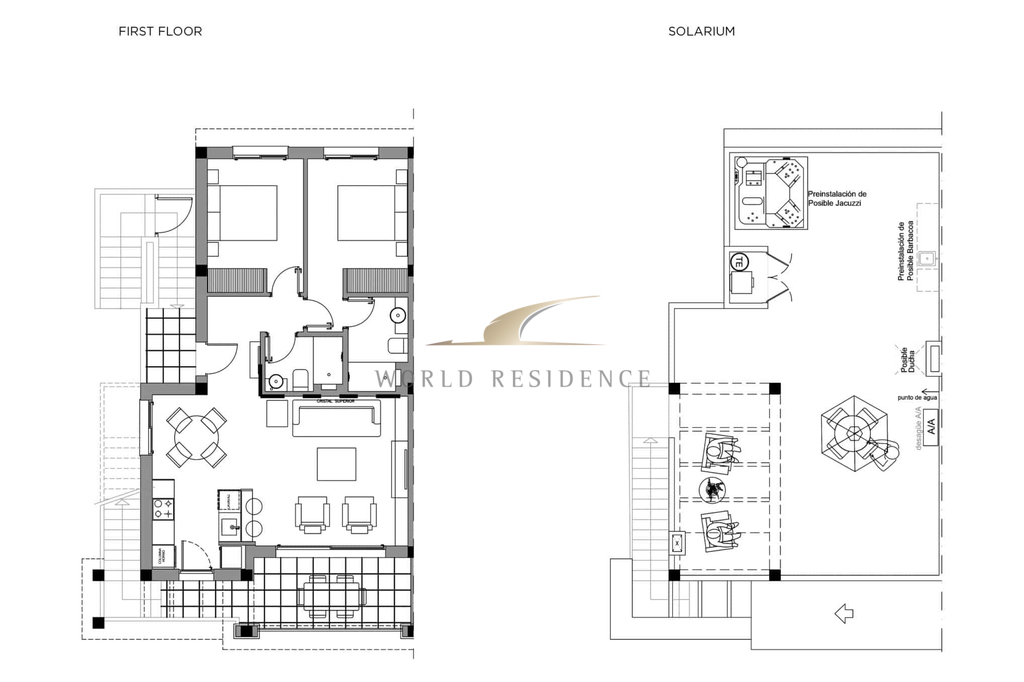 Ekskluzywny apartament z solarium w Quesada