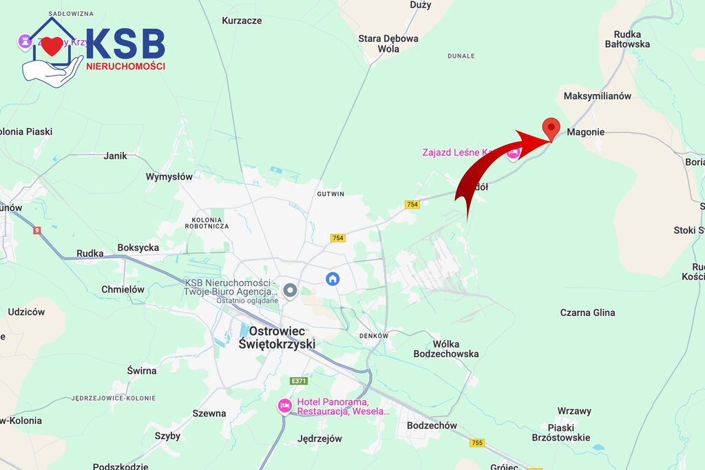 Ustawna działka - Sudół 1124m2
