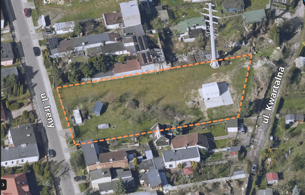 Działka inwestycyjna na Chojnach