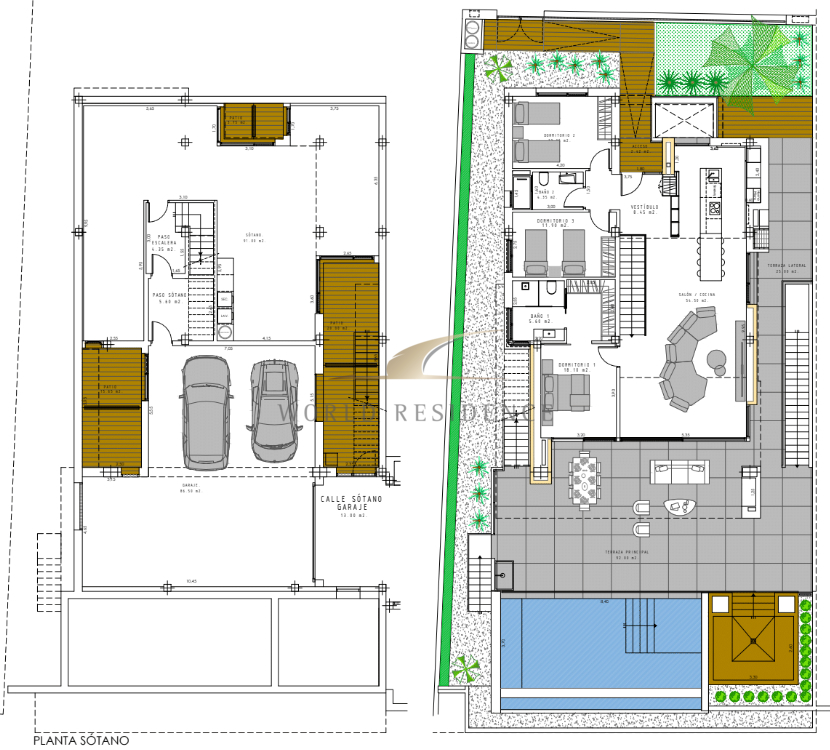 Ville z basenem przy polu golfowym La Finca