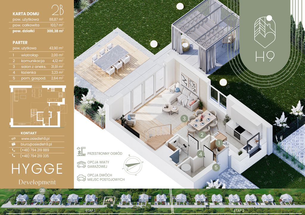 Nowe Domy w Rąbieniu | Osiedle H9