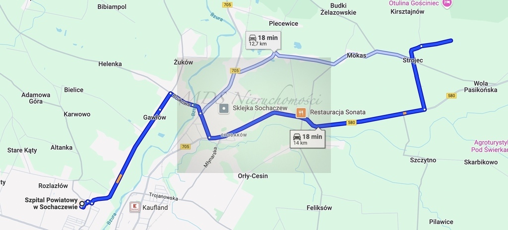 działka WZ i projektem - dom seniora 4 tys m2 PUM