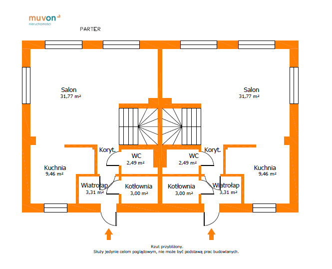 Pół bliźniaka 108 m² w Płotach k. Zielonej Góry
