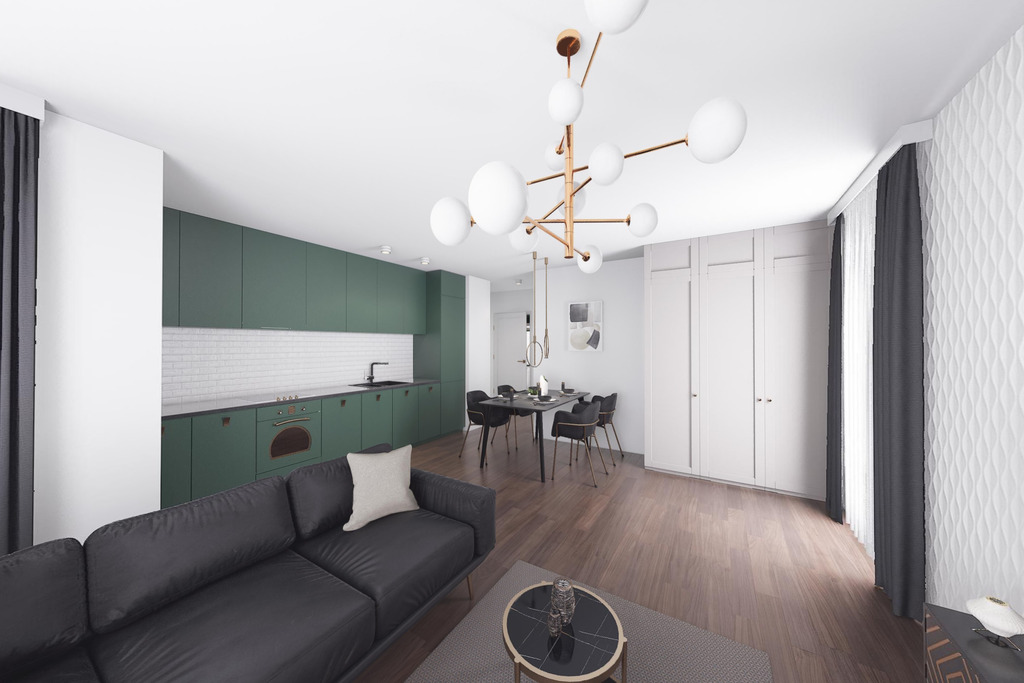 Apartament przy Lesie Popioły – Łódź, ul. Tabelowa