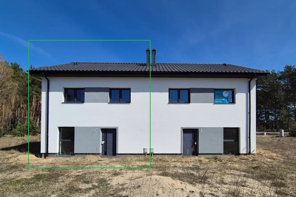 Pół bliźniaka 108 m² w Płotach k. Zielonej Góry