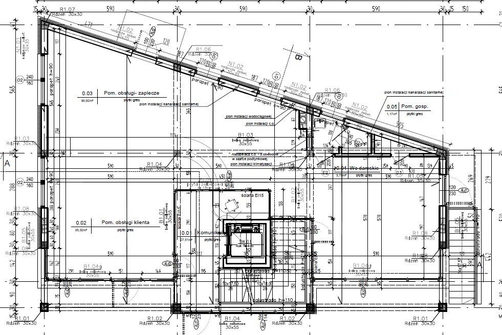 Nowoczesny budynek usługowo-biurowy z najemcami