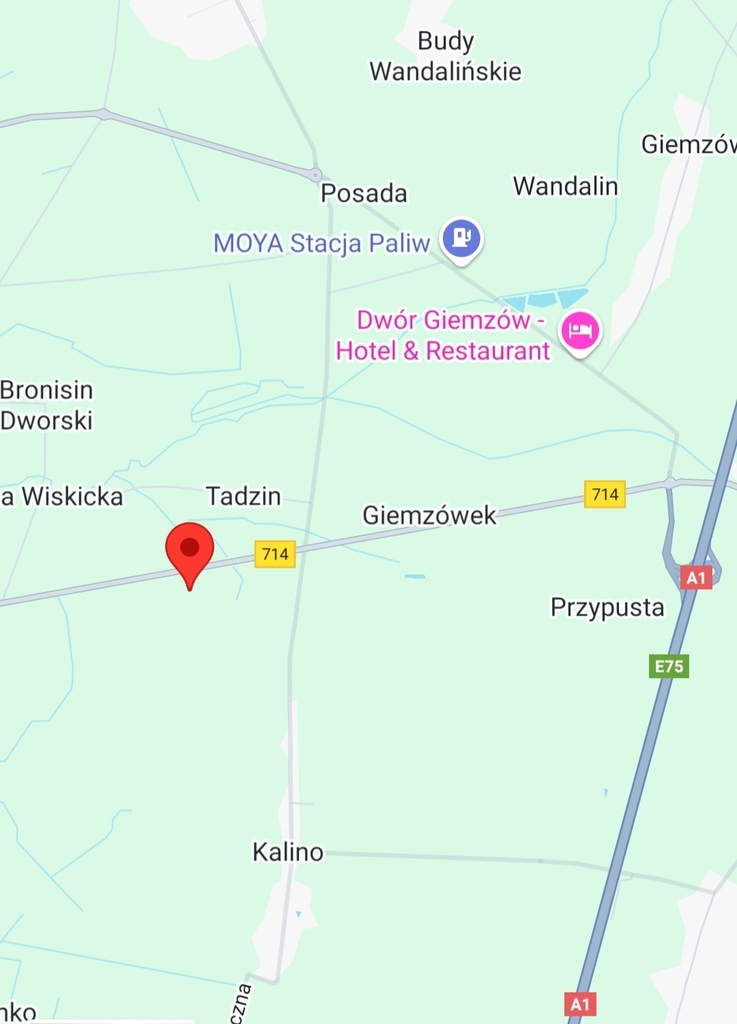 2,43 ha inwestycyjne z MPZP, 2 km do A1, gm. Rzgów