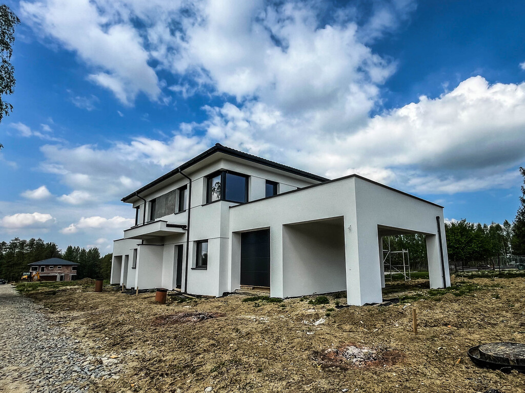 Nowe domy bliźniacze – surowy stan, Krasne