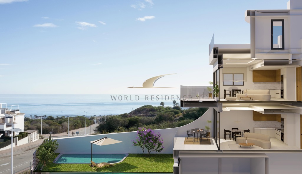 Apartamenty z widokiem na morze w La Mata