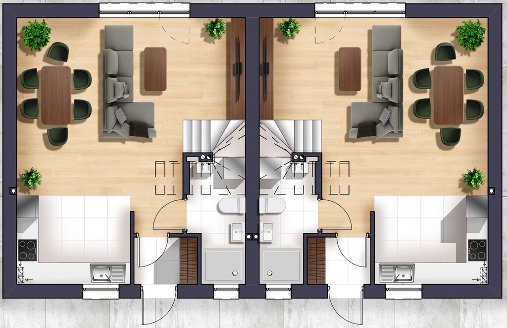 bliźniak, deweloperski, rekuperacja, brak prowizji