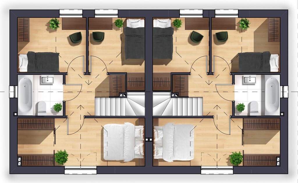 bliźniak, deweloperski, rekuperacja, brak prowizji