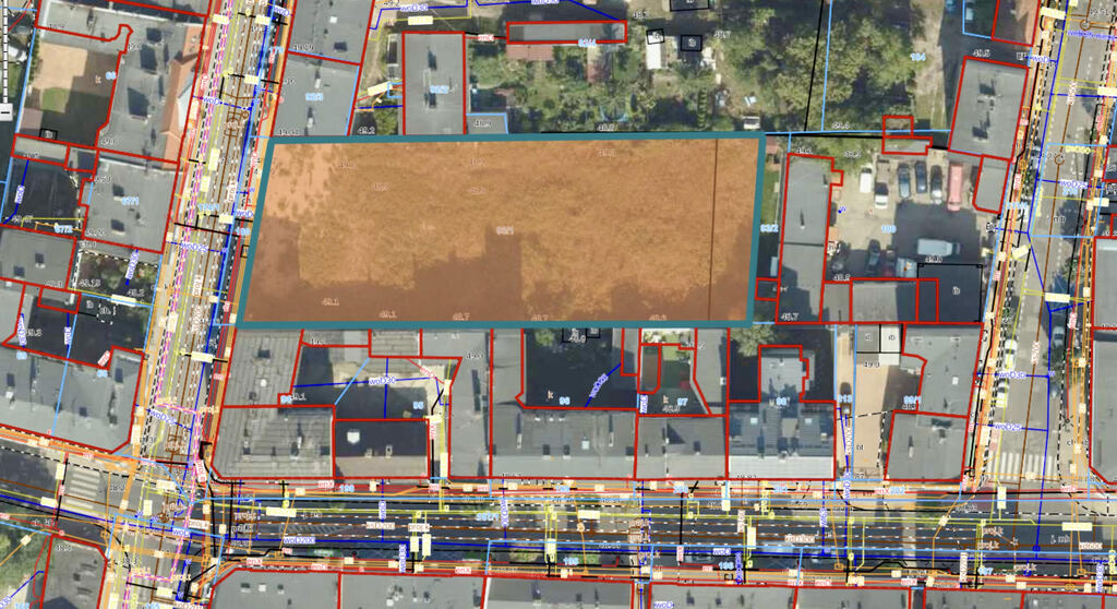 Działka pod zabudowę wielorodzinną z WZ