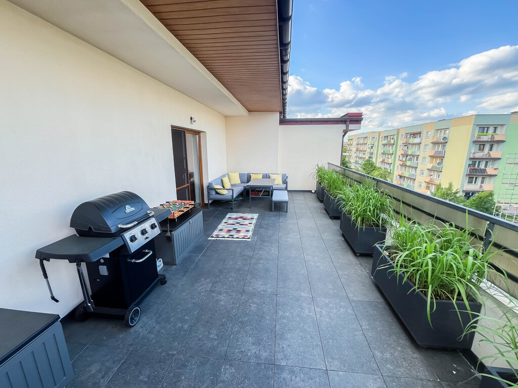 Apartament z 2 tarasami ul. Pogodna - 90,45m2