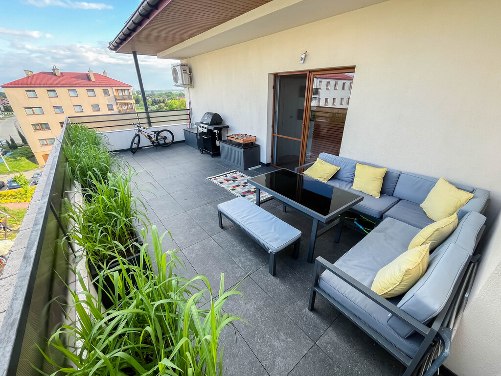 Apartament z 2 tarasami ul. Pogodna - 90,45m2