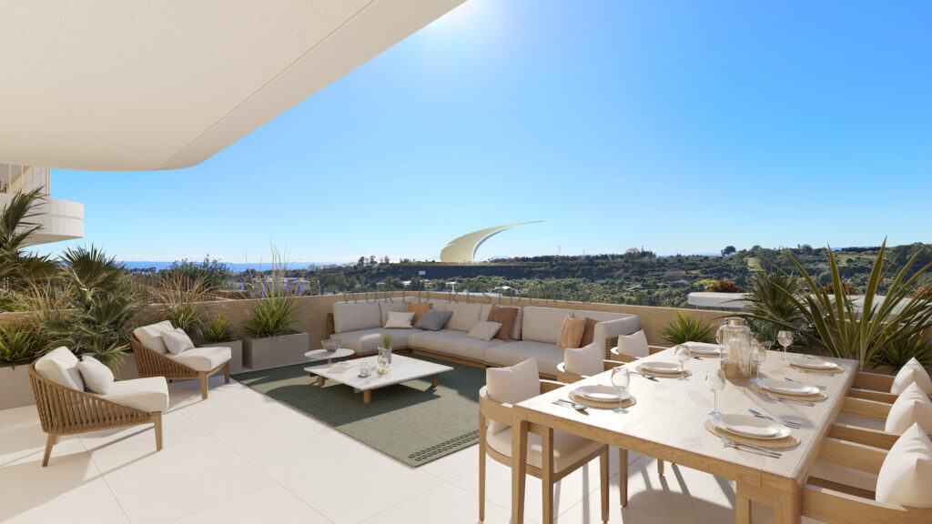 Apartamenty z widokiem na morze blisko golfa