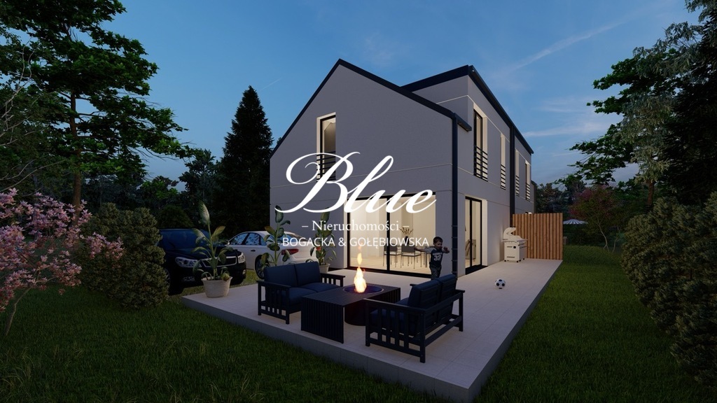 Bliźniak w Wołczkowie, 4 pokoje z dużym ogrodem