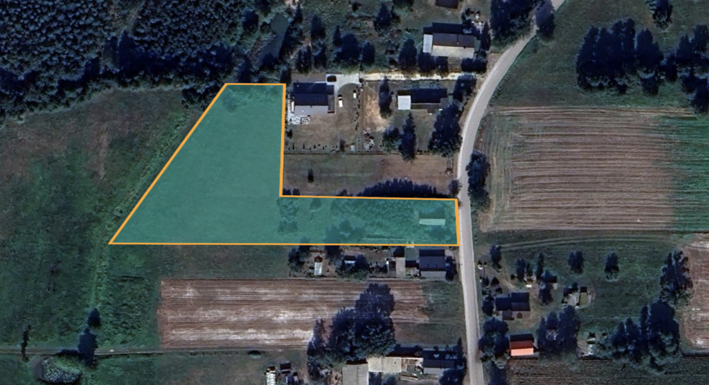 Działka budowlana w spokojnej okolicy k. Zgierza