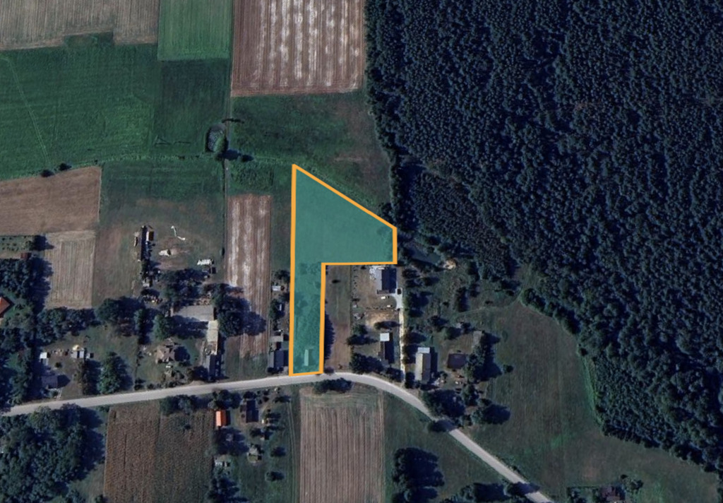 Działka budowlana w spokojnej okolicy k. Zgierza