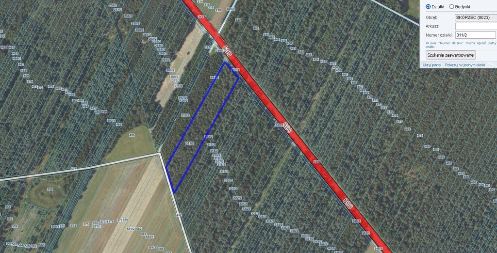 Grunt leśny w gminie Ciechanowiec