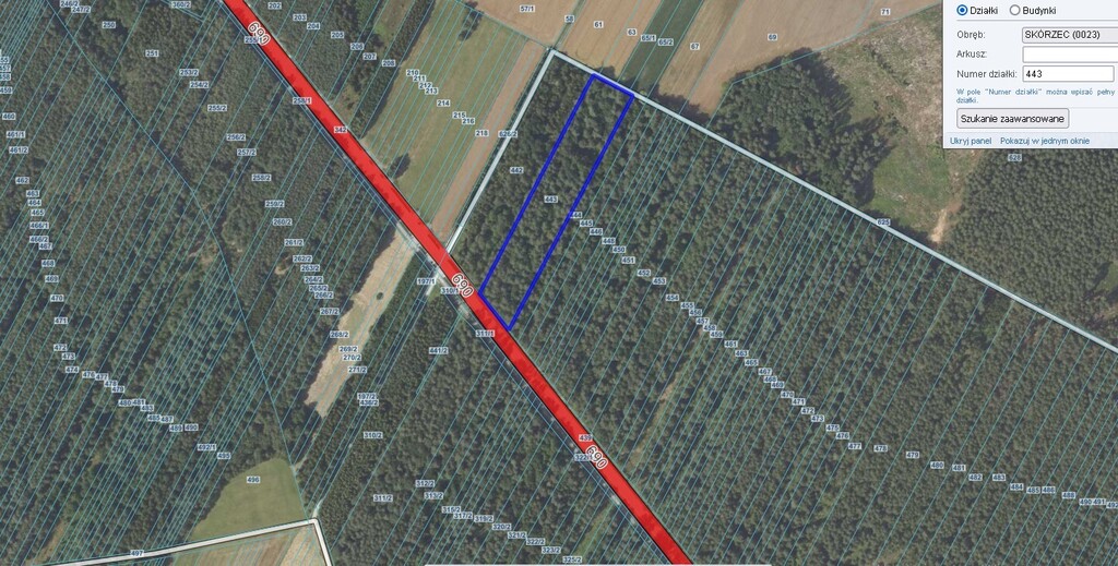 Grunt leśny w gminie Ciechanowiec