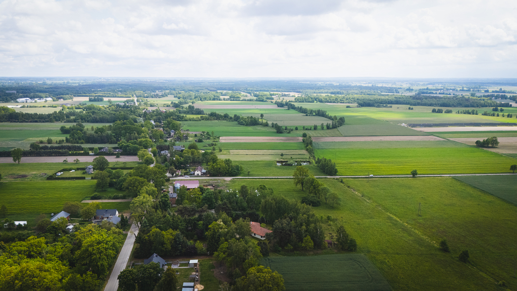 Działka budowlana w spokojnej okolicy k. Zgierza