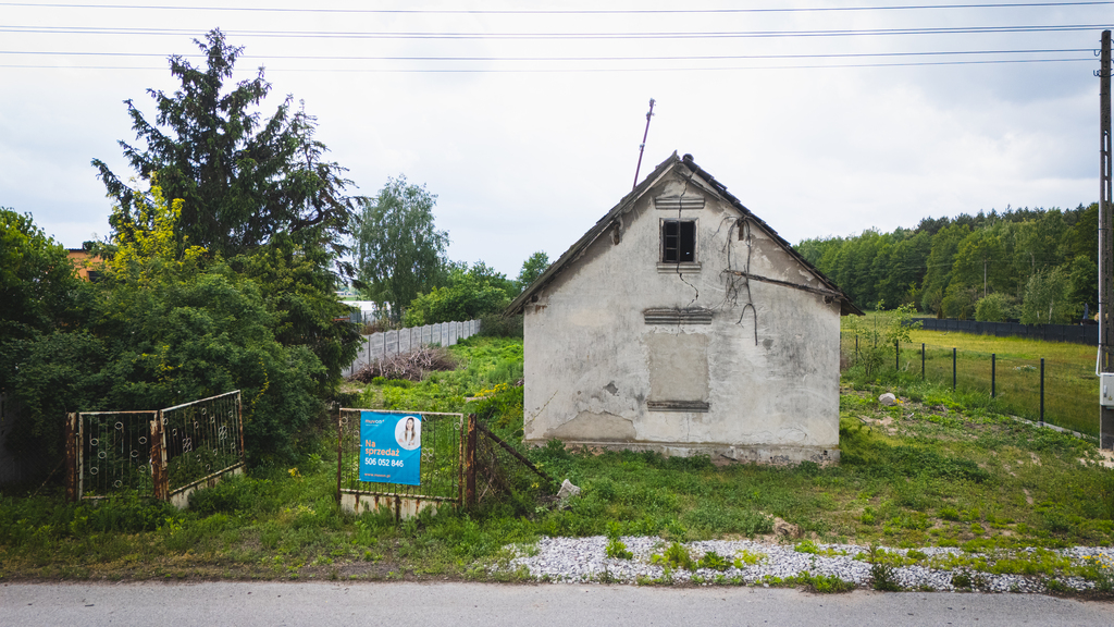 Działka budowlana w spokojnej okolicy k. Zgierza