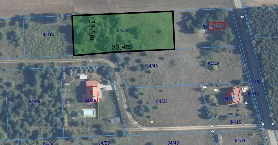 Kotowice – działka z WZ, media,