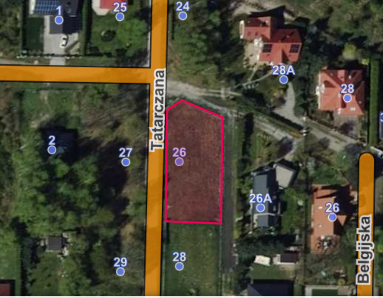 Super działka pod dom - cisza, zieleń, centrum 2km