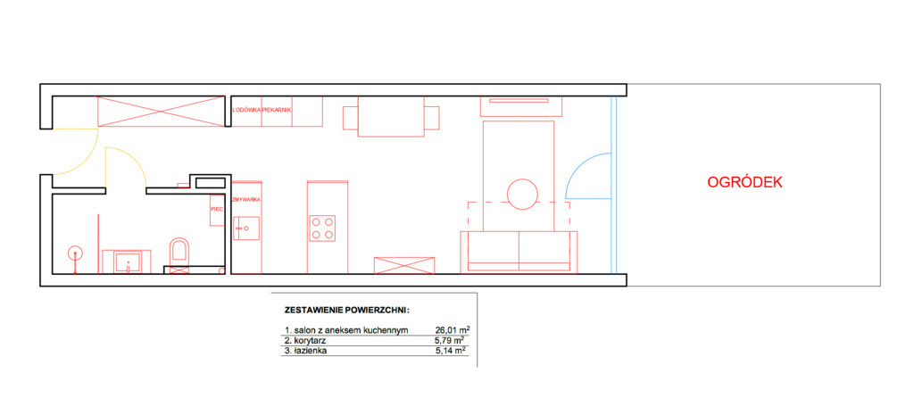 Stylowa i nowoczesna kawalerka z ogródkiem!