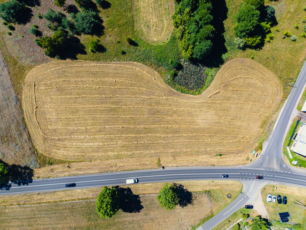 Działka usługowa przy drodze asfaltowej – 7894 m²