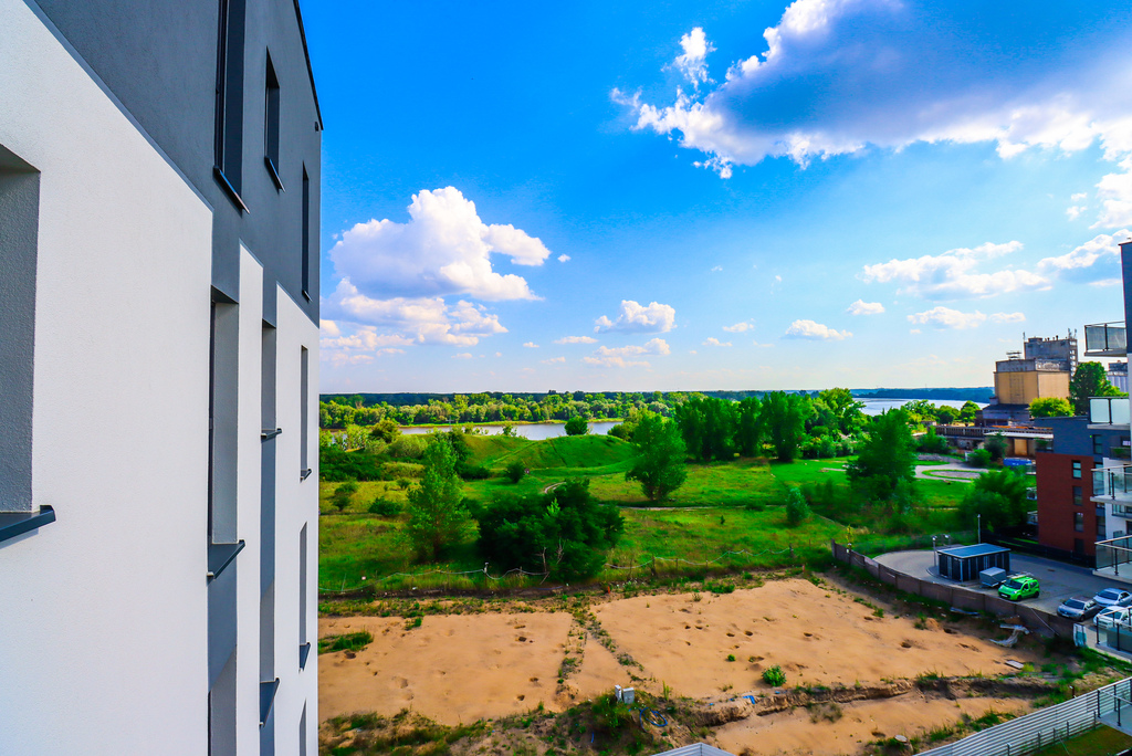 Nowe 2 pokoje z balkonem i widokiem na Wisłę