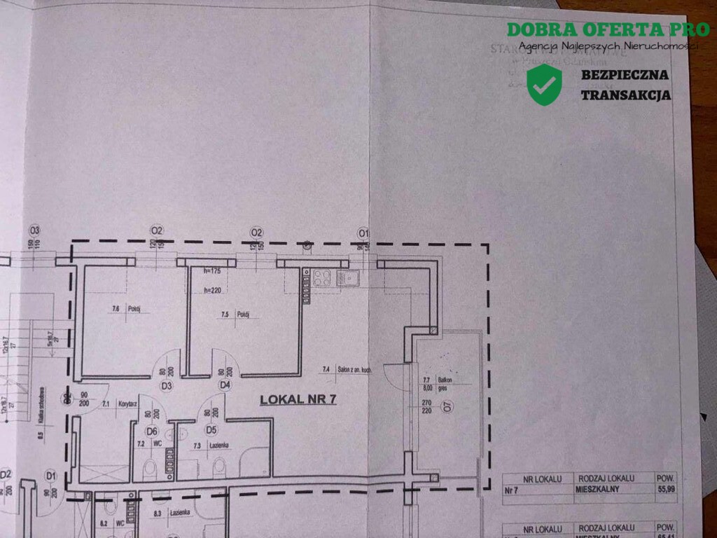 2 poziomowe mieszkanie w Pruszczu Gdańskim!