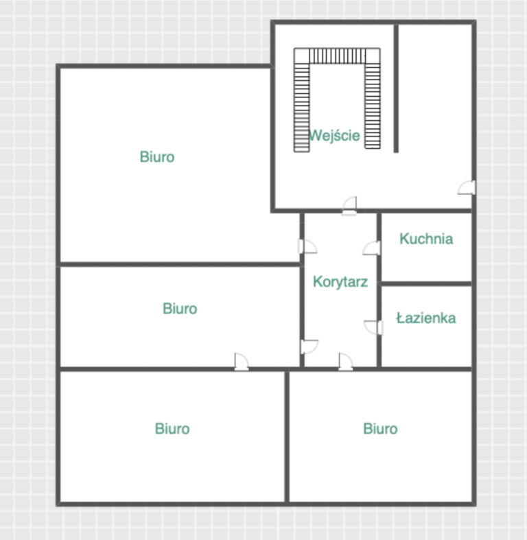 Do wynajęcia biuro 79 m – Rzeszów, ul. Podkarpacka