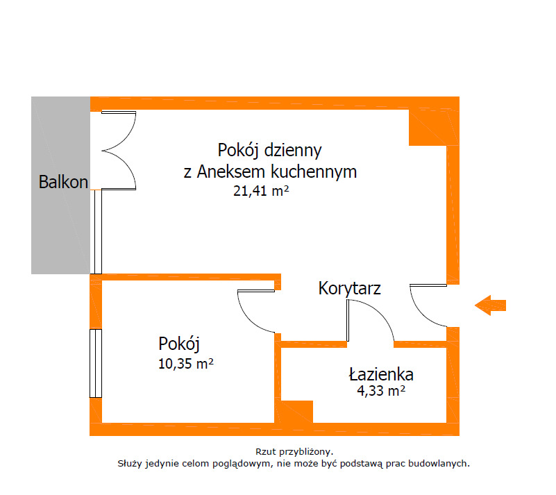 Nowe 2 pokoje z balkonem i widokiem na Wisłę