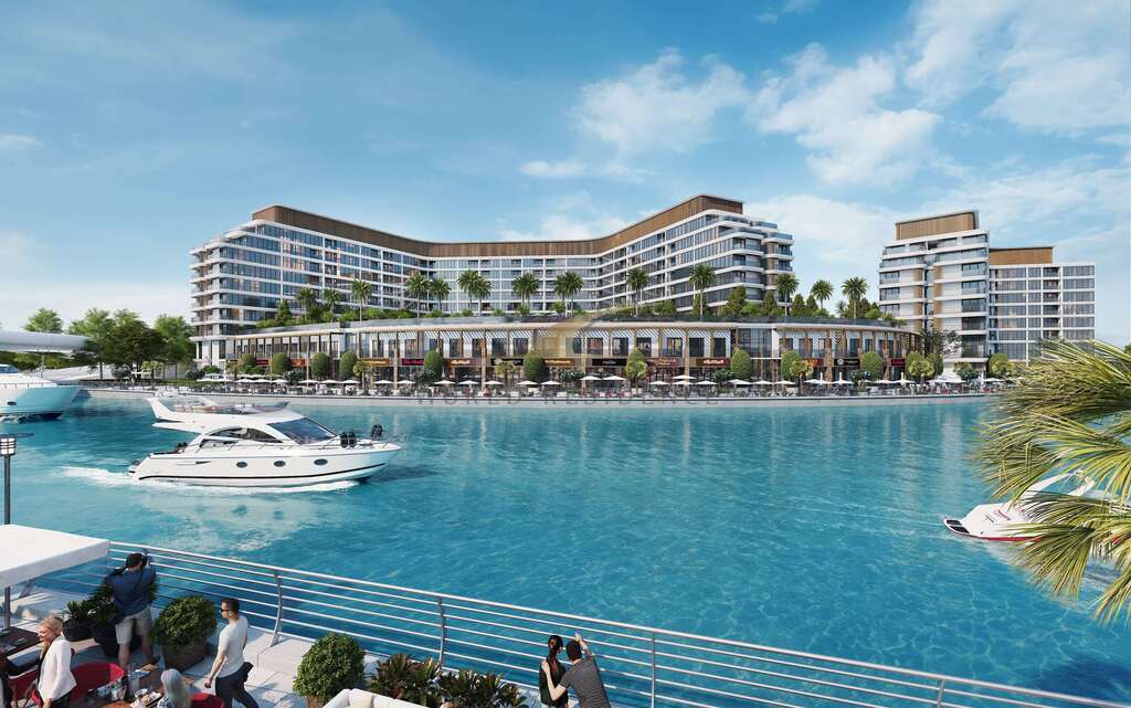 Apartament na wyspie w Dubaju z widokiem na morze