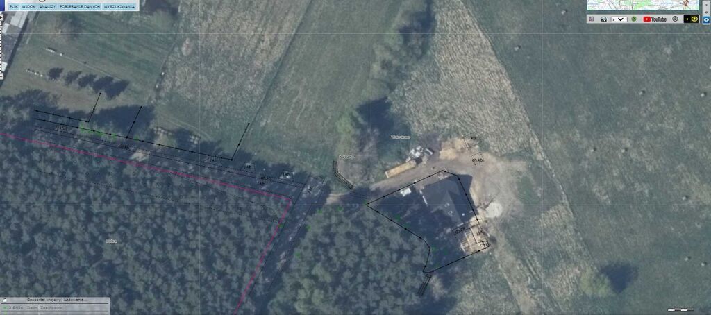 Działka Wołczkowo 1063 m2,las