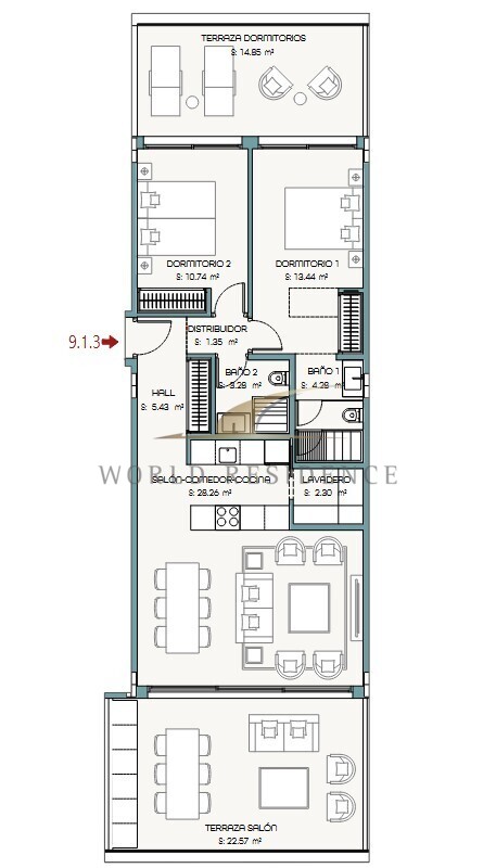 Nowoczesne apartamenty z widokiem na morze