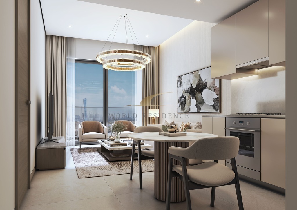 Apartament narożny z widokiem na morze w Dubaju