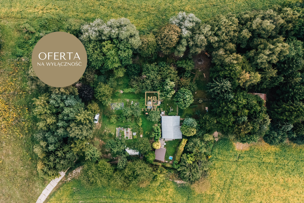 Zagospodarowana działka rekreacyjno-rolna w Hucie