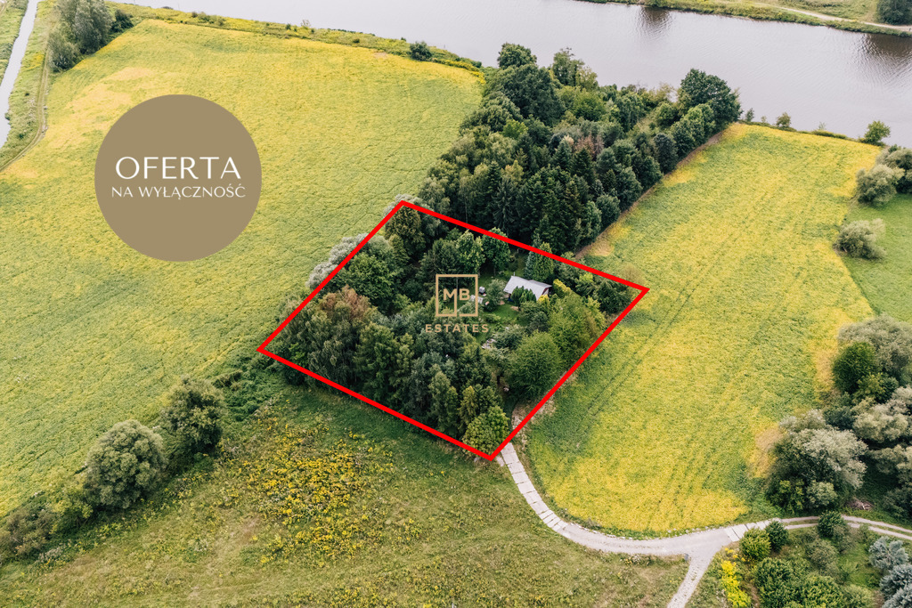 Zagospodarowana działka rekreacyjno-rolna w Hucie